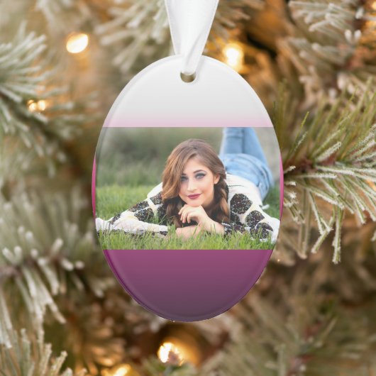 trendy magenta maroon marsala burgundy ombre ornament (Boom)