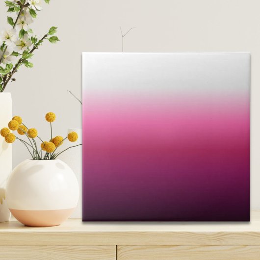 trendy magenta maroon marsala burgundy ombre tegeltje