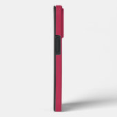 Trendy Magenta Monogram Naam Case-Mate iPhone Case (Achterkant / Rechts)