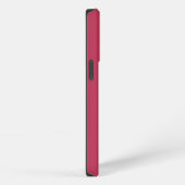 Trendy Magenta Monogram Naam iPhone Hoesje (Rechterkant)
