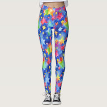 Trendy Magische Kleurrijke Regenboog Sterren Patro