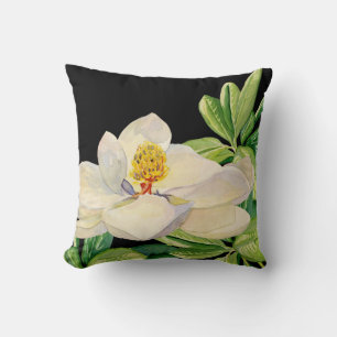 Trendy Magnolia Floral art Decoratief Sierkussen