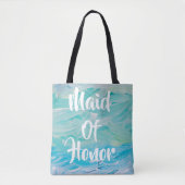 Trendy Maid of Honor Tote Bag (Voorkant)