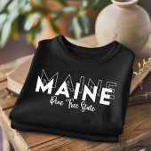Trendy Maine Pine Tree State T-shirt