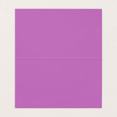 Trendy make-up artiest Lila & orchidee kleur monog Visitekaartje (Binnenkant ongevouwen)