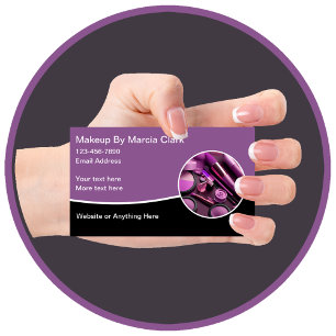 Trendy Makeup Artiest Editable Visitekaartjes