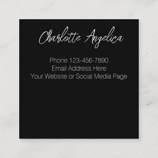 Trendy Makeup Artiest Mode Visitekaartjes (Achterkant)