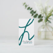 Trendy Makeup Artiest Visitekaartjes (Staand voorkant)