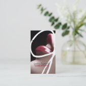 Trendy Makeup Artiest Visitekaartjes (Staand voorkant)