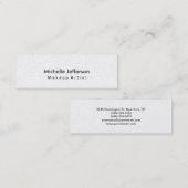 Trendy Makeup Artist Pearl Style Visitekaartje (Voorkant / Achterkant)