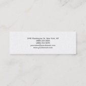 Trendy Makeup Artist Pearl Style Visitekaartje (Achterkant)