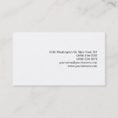 Trendy Makeup Artist White Style Visitekaartje (Achterkant)