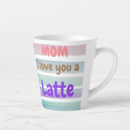 Trendy mama, ik hou van je, een latte mok