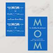 Trendy mammie Calling Cards Contactkaartje (Voorkant / Achterkant)