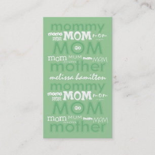 Trendy mammie Calling Cards Contactkaartje