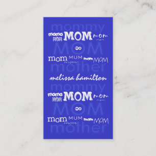 Trendy mammie Calling Cards Contactkaartje