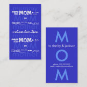 Trendy mammie Calling Cards Contactkaartje (Voorkant / Achterkant)