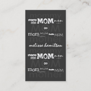 Trendy mammie Calling Cards Contactkaartje