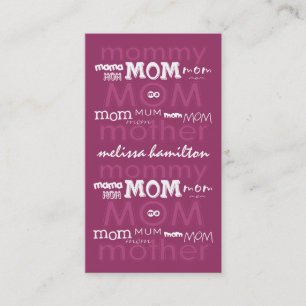 Trendy mammie Calling Cards Contactkaartje