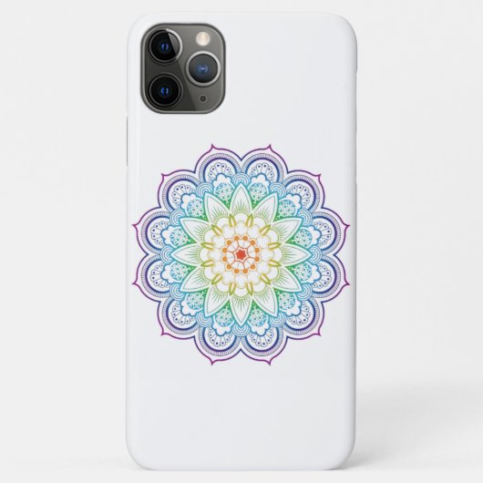 Trendy Mandala Datura Flower Pattern Case-Mate iPhone Case (Achterkant)