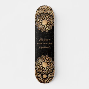 Trendy Mandala Patroon & Quote Persoonlijk Skateboard