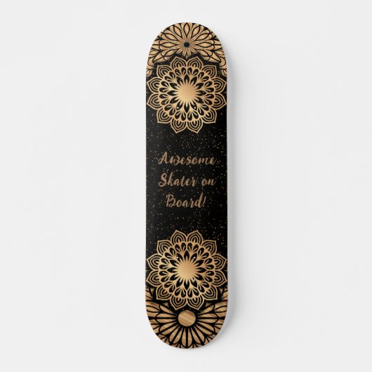 Trendy Mandala Patroon & Quote Persoonlijk Skateboard (Voorkant)