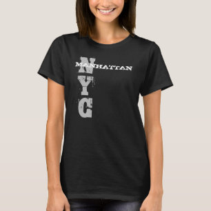 Trendy Manhattan Nyc New York City Sjabloon T-shirt