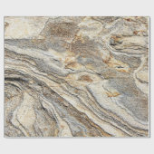 Trendy Marble Granite Stone Texture Cadeaupapier (Vlak)