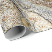 Trendy Marble Granite Stone Texture Cadeaupapier (Rol Hoek)