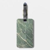Trendy Marble, Lijst Monogram-Gepersonaliseerd Bagagelabel (Achterkant verticaal)