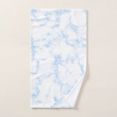 Trendy Marble Stone Design met naam Bad Handdoek (Handdoek)