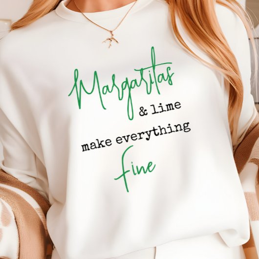 Trendy Margaritas en Limoen maken alles prima T-shirt