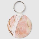 trendy marmer sleutelhanger (Achterkant)
