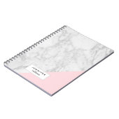 Trendy marmeren textuur notitieboek (Linkerzijde)