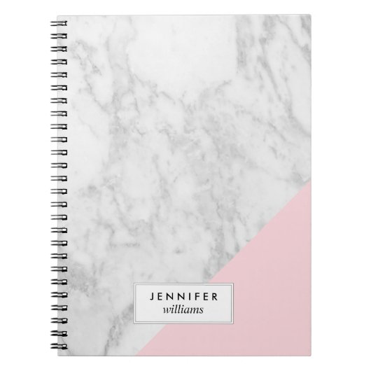 Trendy marmeren textuur notitieboek (Voorkant)