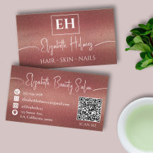 Trendy Maroon Red Glitter Make-up Artiest QR