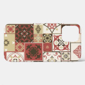 Trendy Marsala Marokkaanse Tegel Pattern Case-Mate iPhone Case (Achterkant (horizontaal))