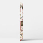 Trendy Marsala Marokkaanse Tegel Pattern Case-Mate iPhone Case (Achterkant / Links)