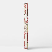 Trendy Marsala Marokkaanse Tegel Pattern Case-Mate iPhone Case (Achterkant / Rechts)