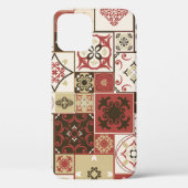 Trendy Marsala Marokkaanse Tegel Pattern Case-Mate iPhone Case (Achterkant)