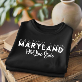 Trendy Maryland Old Line State T-shirt