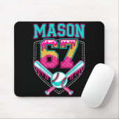 Trendy Mason 67 Mem Ice Cream Drip Baseball Birthd Muismat (Met muis)