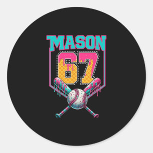Trendy Mason 67 Mem Ijs Drip Verkoop Verjaardag C Ronde Sticker