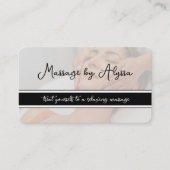 Trendy Massage Therapy Visitekaartjes (Voorkant)