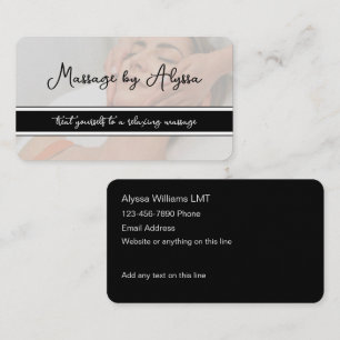 Trendy Massage Therapy Visitekaartjes