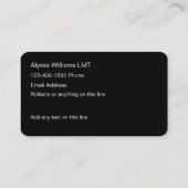 Trendy Massage Therapy Visitekaartjes (Achterkant)