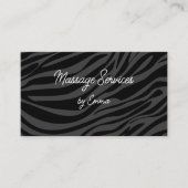 Trendy massageservices visitekaartjes  (Voorkant)