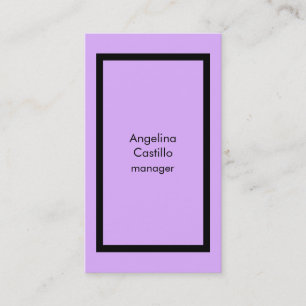 Trendy Mauve Mallow Pink Stijlvol Visitekaartje