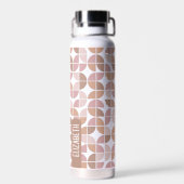 Trendy MCM Half-moonpatroon met blote naam Waterfles (Achterkant)