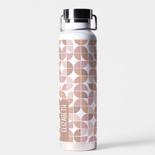 Trendy MCM Half-moonpatroon met blote naam Waterfles (Achterkant)